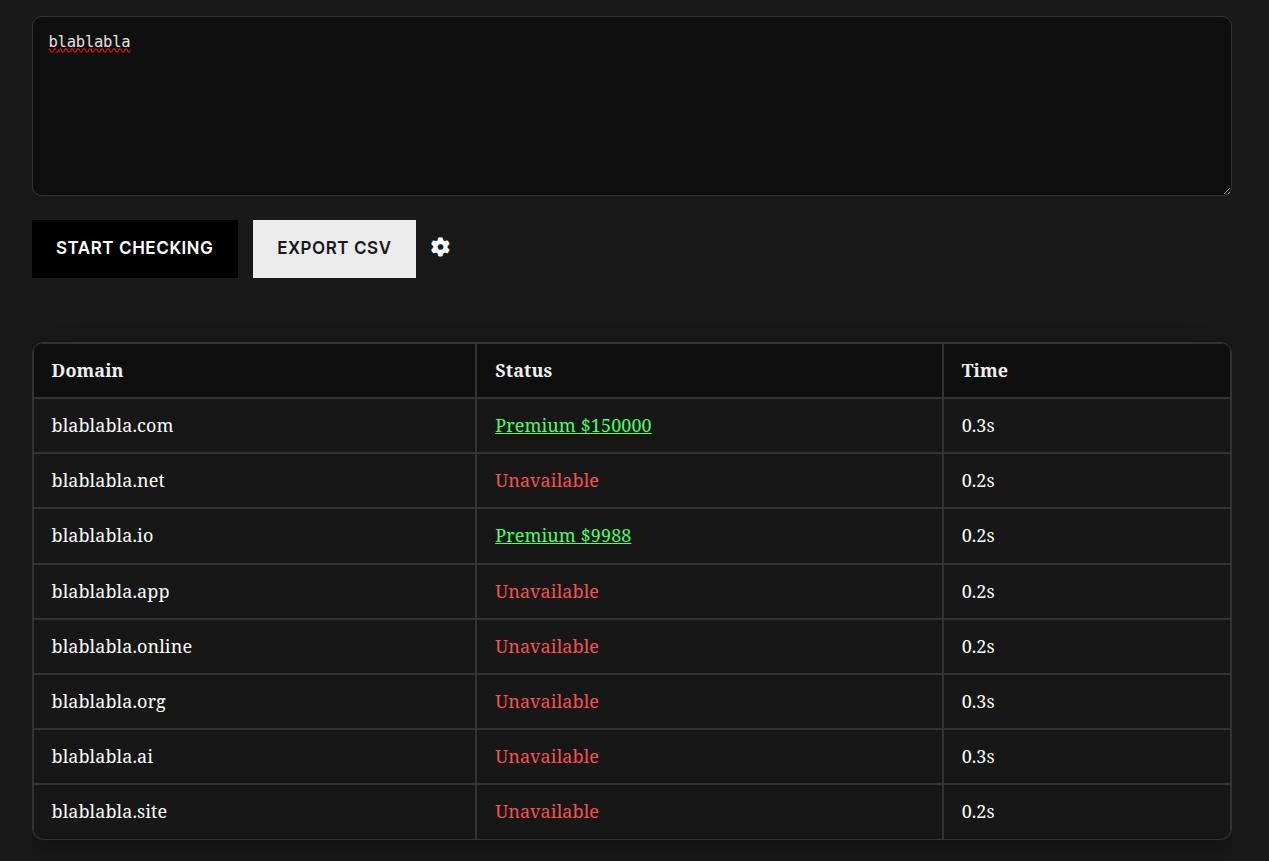 Domainduck - Main product screenshot demonstrating key features and user interface