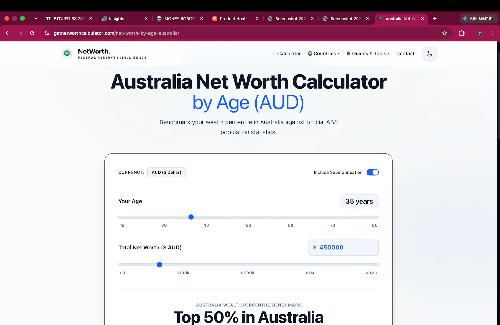 Net Worth Calculator by Age screenshot 1