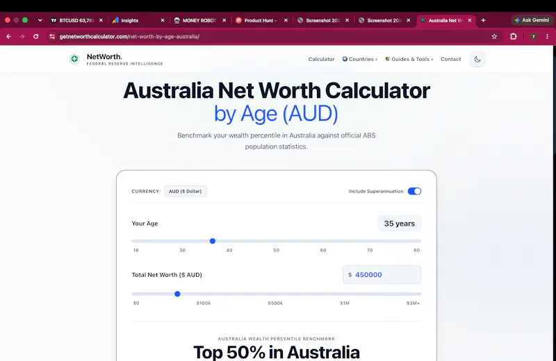 Net Worth Calculator by Age screenshot 1