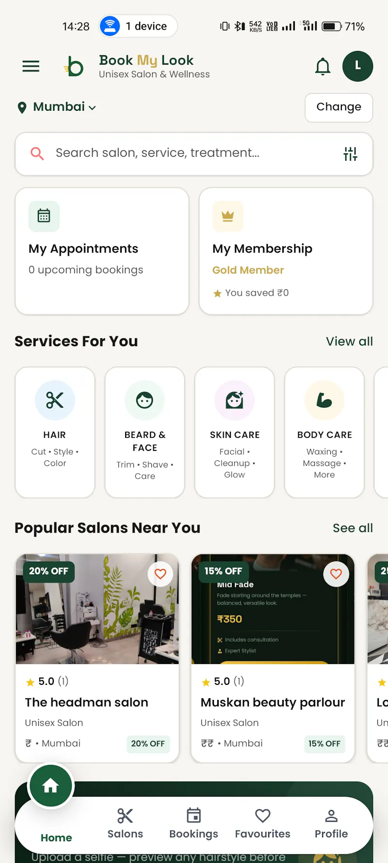 Book My Look screenshot 1