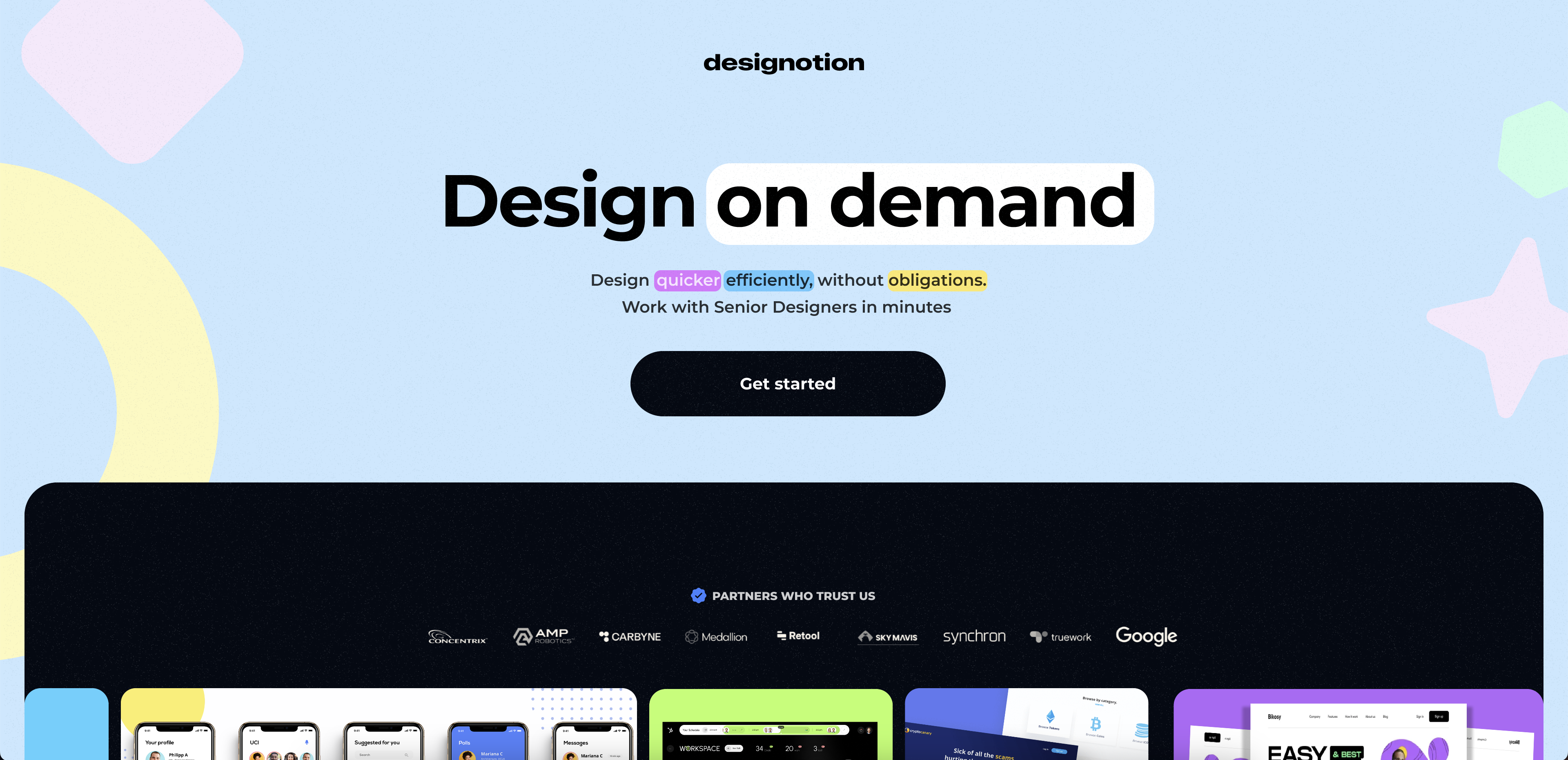 Designación - Diseñe a pedido para equipos en crecimiento.Suscríbase y comience ahora. media 1