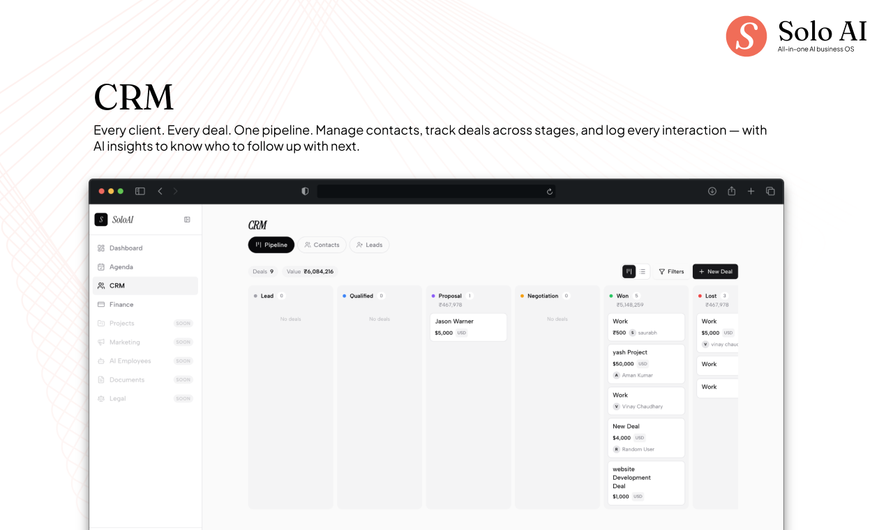 SoloAI – AI Business OS for Founders gallery image