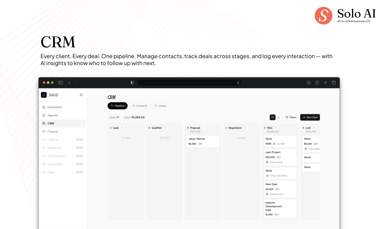 SoloAI – AI Business OS for Founders screenshot 4