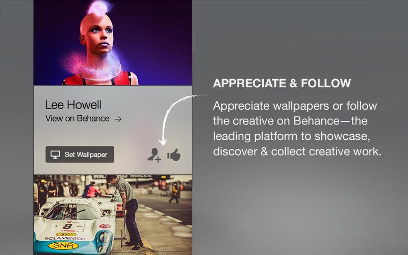 Wallpaper by Behance gallery image