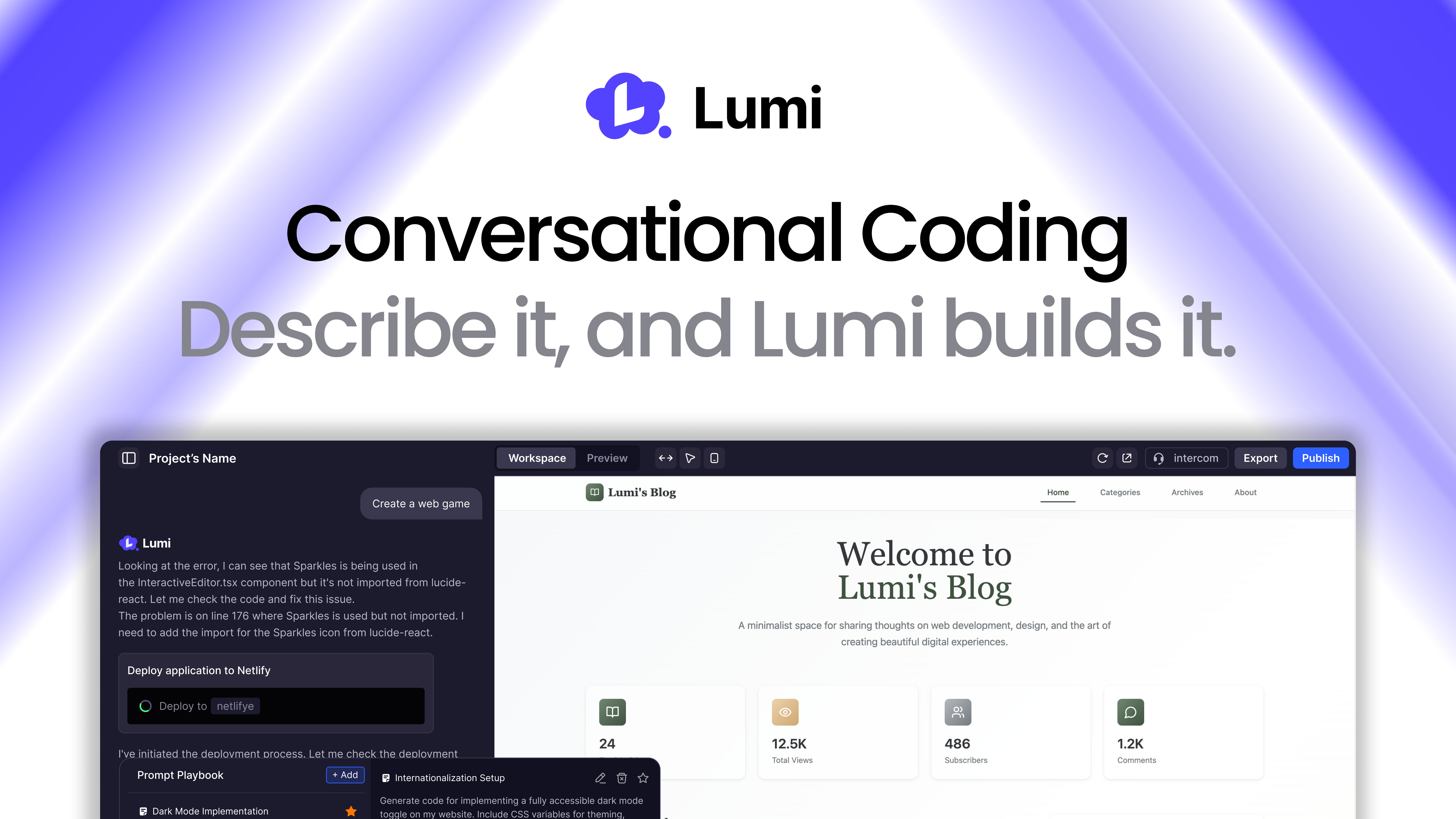 Lumi.new - All in one platform to build your websites. media 2