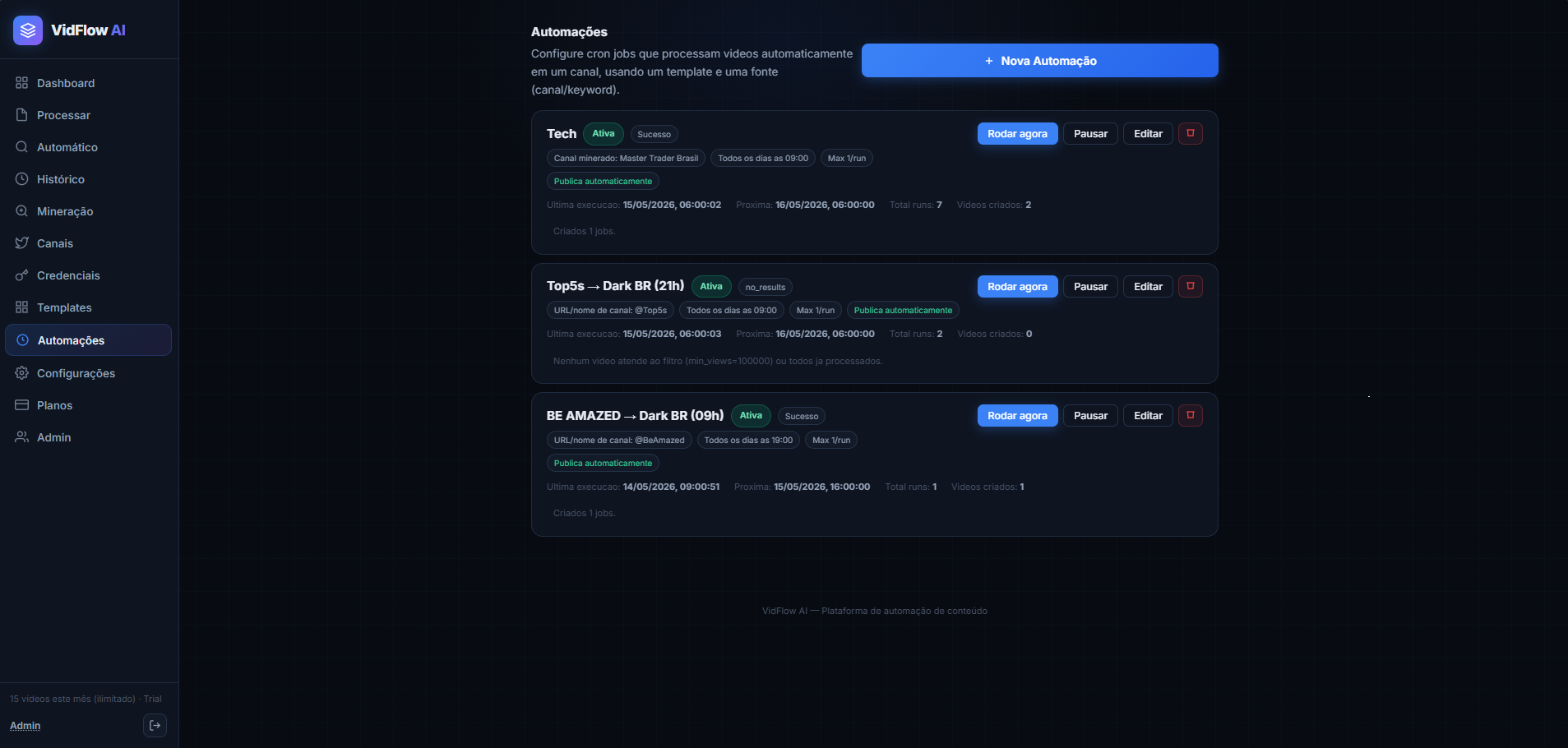VidFlow AI gallery image