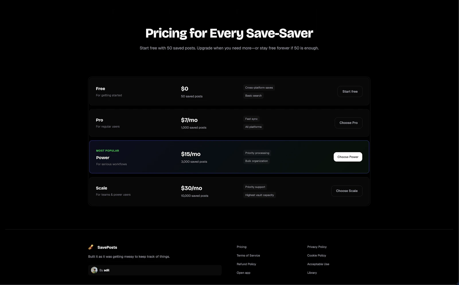 SavePosts screenshot 4