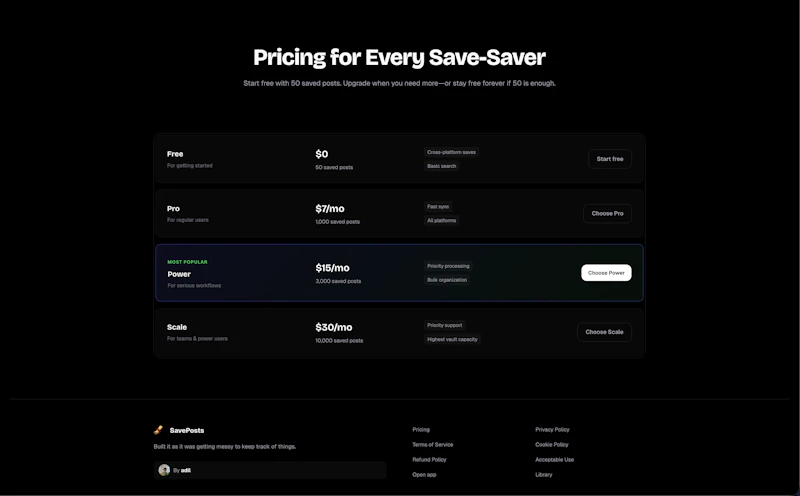 SavePosts screenshot 4