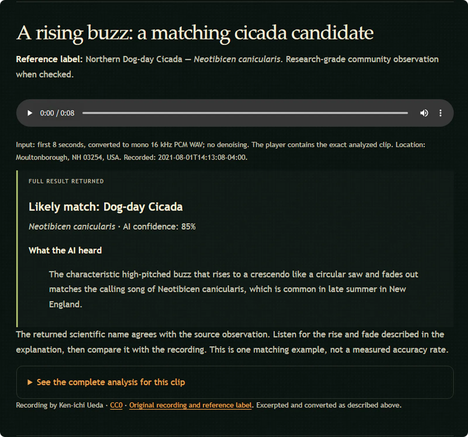 Insect Sound ID screenshot 3