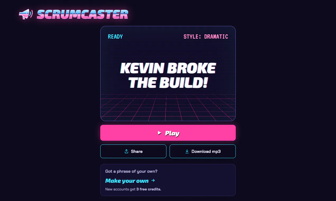 Scrumcaster gallery image