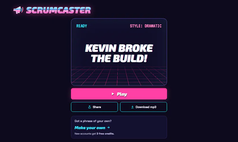 Scrumcaster screenshot 4
