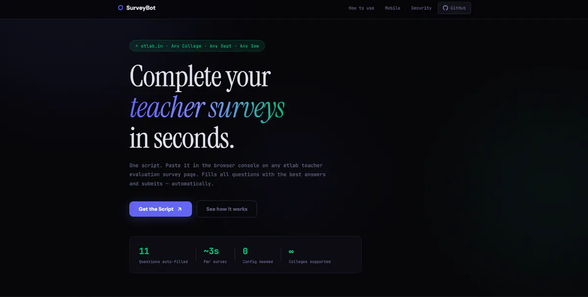 SurveyBot