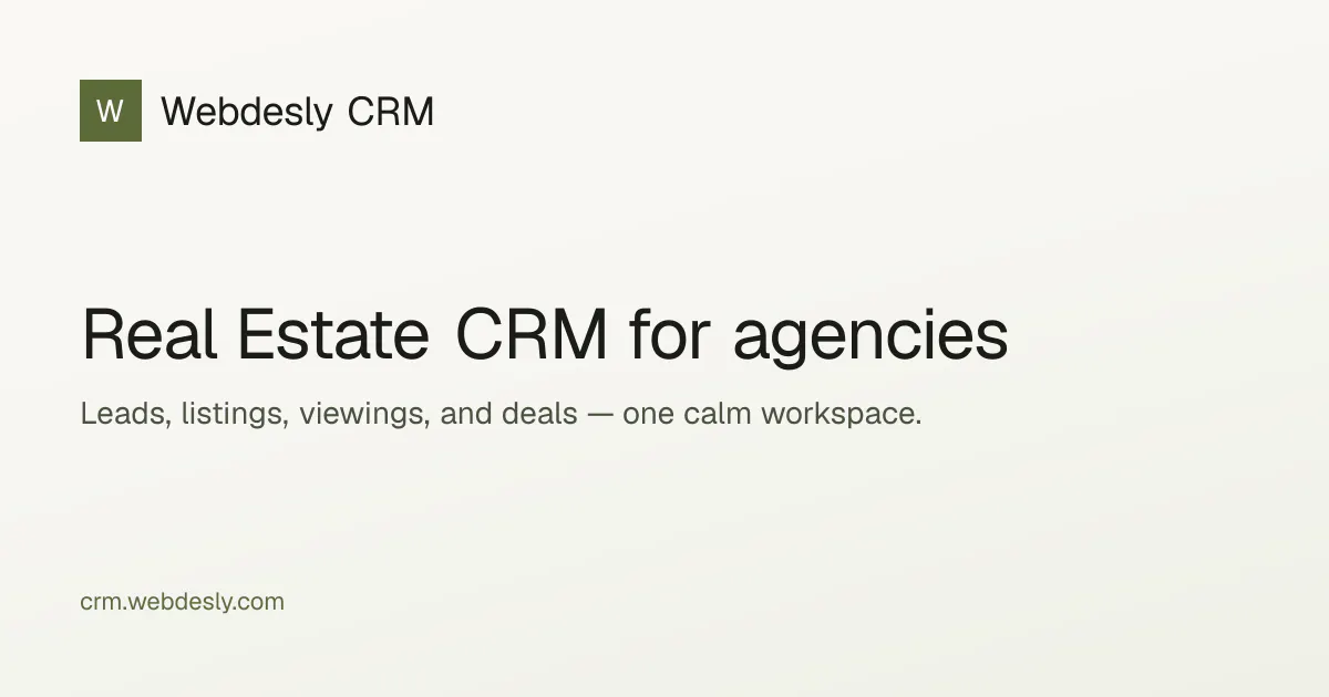 Webdesly CRM gallery image