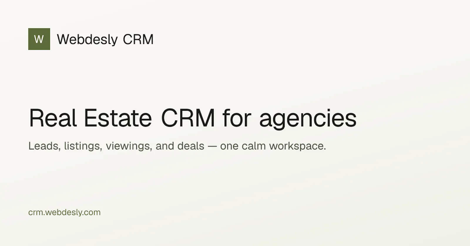 Webdesly CRM screenshot 1