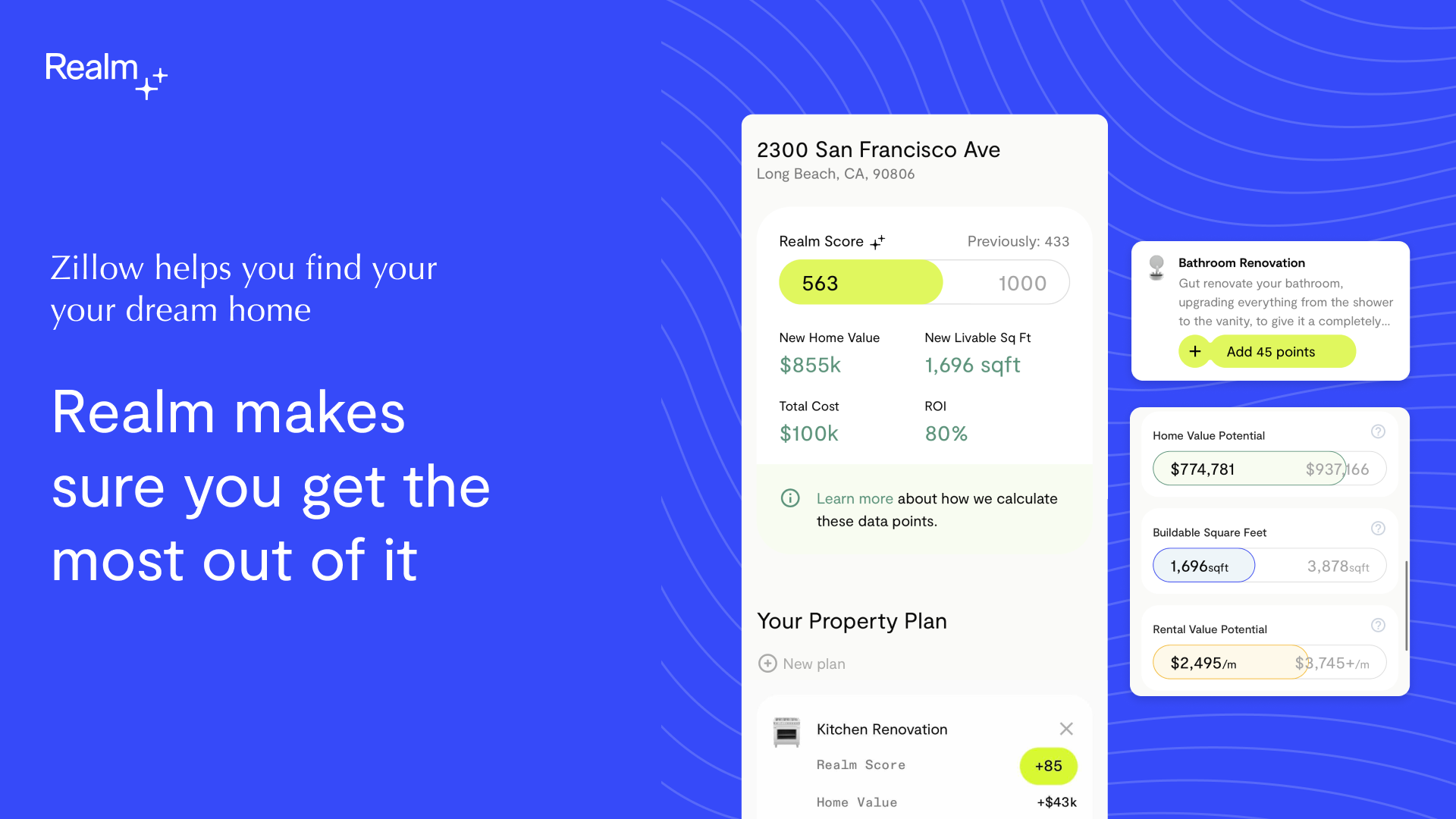 Realm - All the data you need to navigate owning a house | Product Hunt