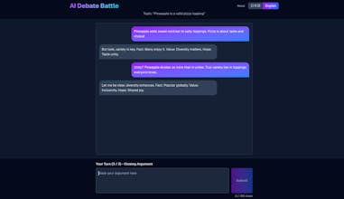 AI Debate Battle gallery image