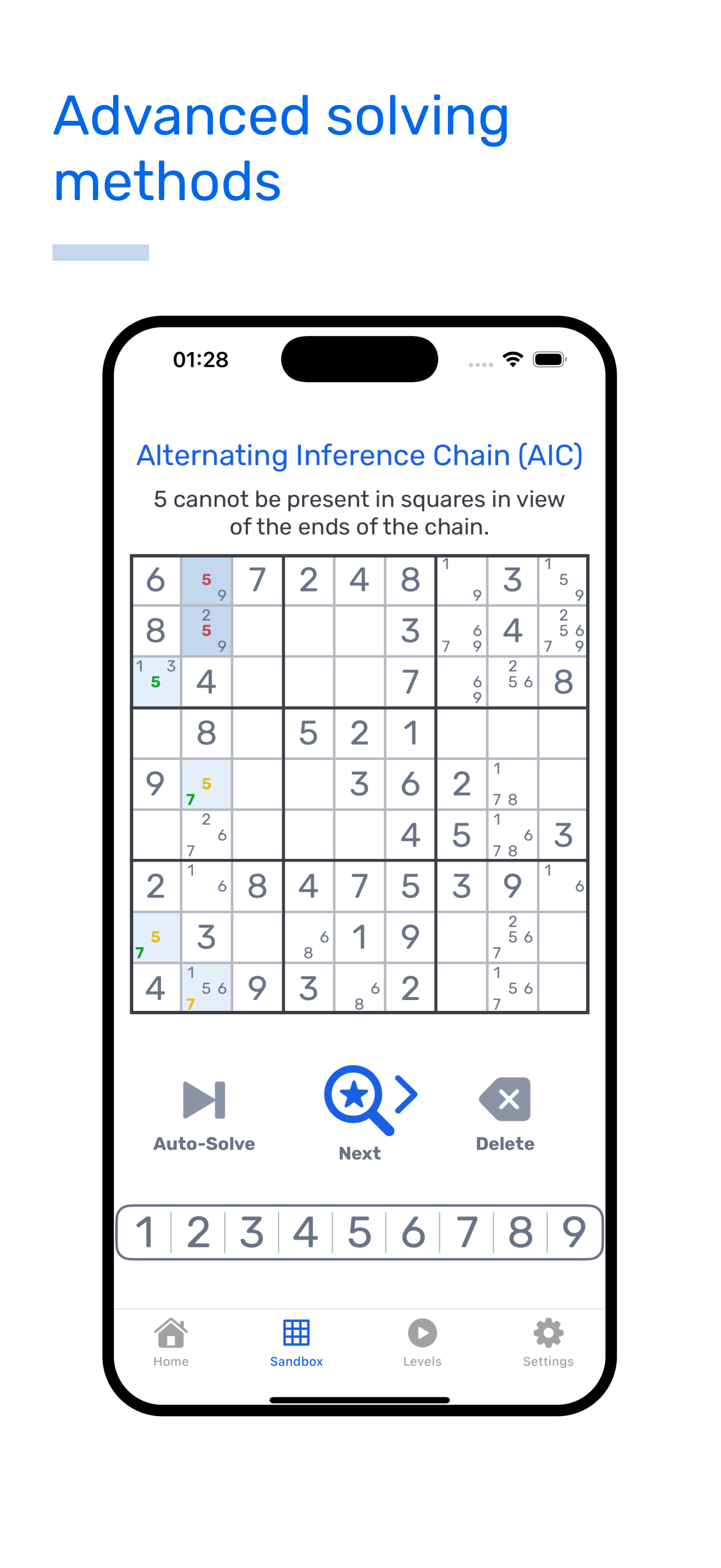 Sudokusmart iOS - App Sudoku gratuita con livelli e suggerimenti avanzati media 7