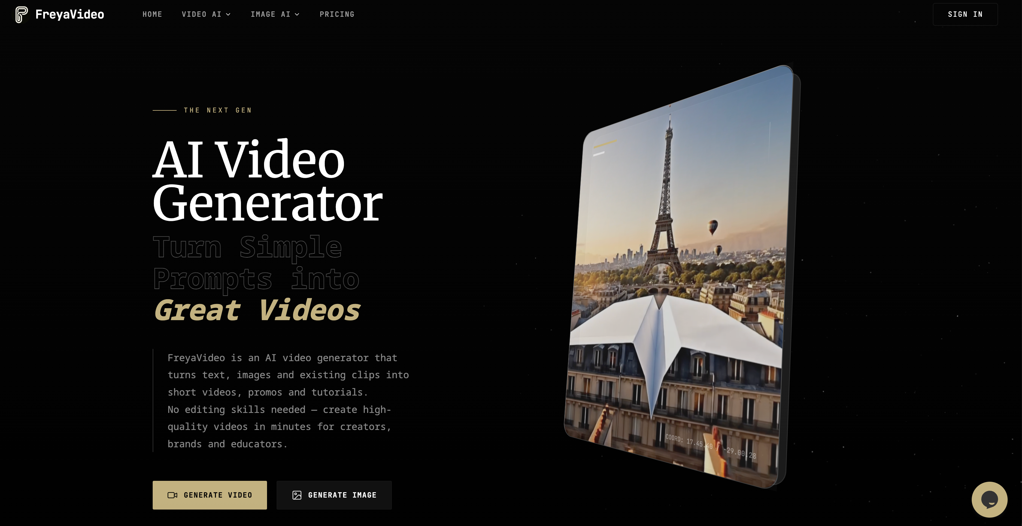 FreyaVideo - Main product screenshot demonstrating key features and user interface