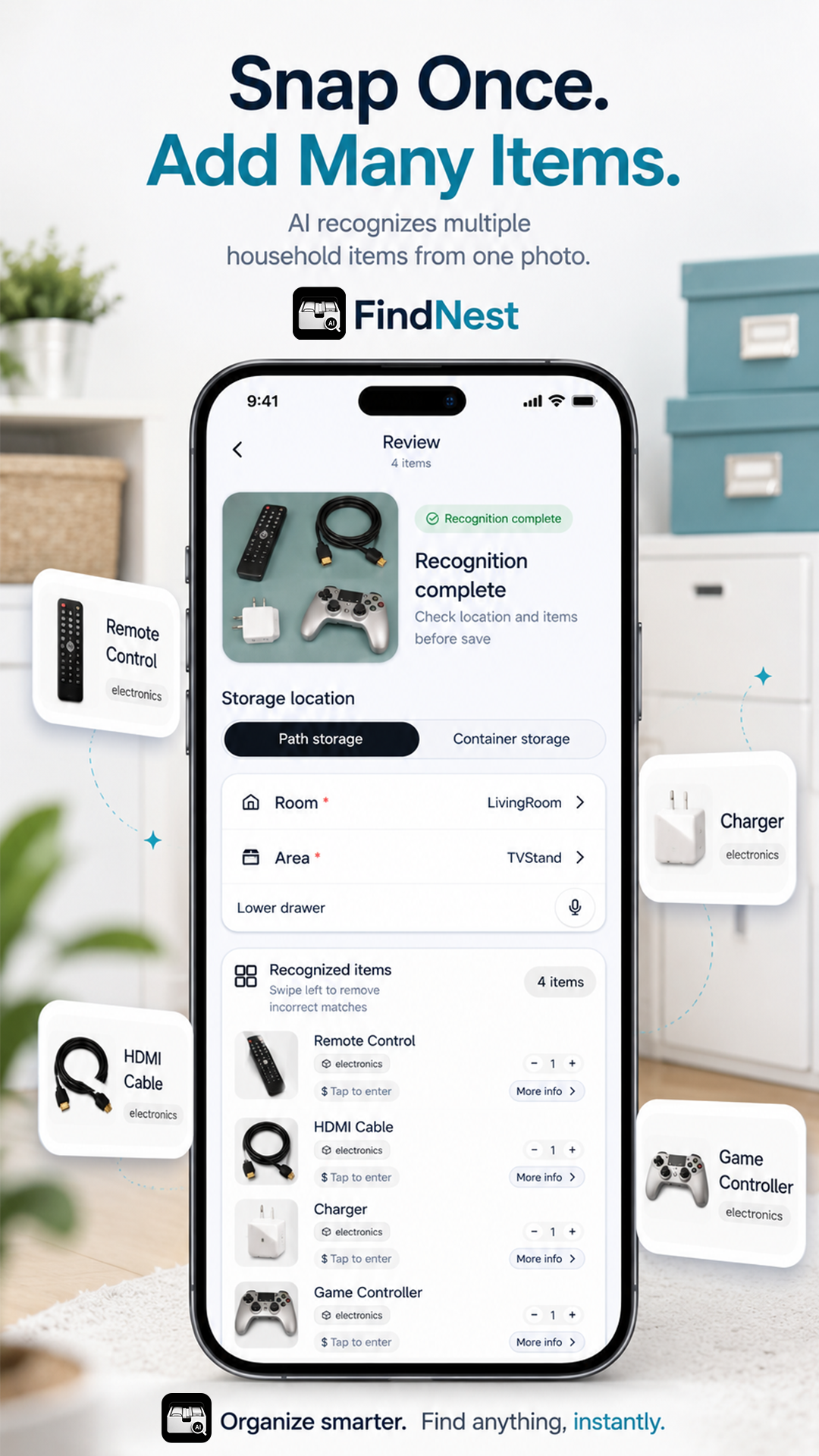 FindNest: Ai Item Store&Find gallery image