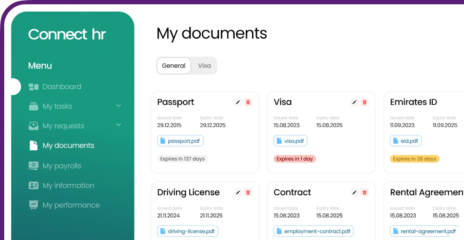 Connect HR screenshot 2