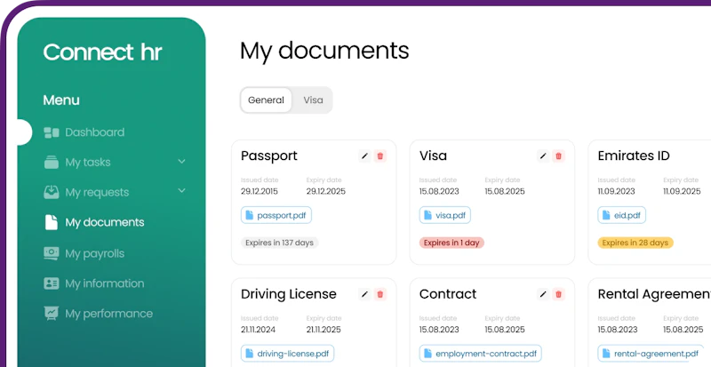 Connect HR screenshot 2