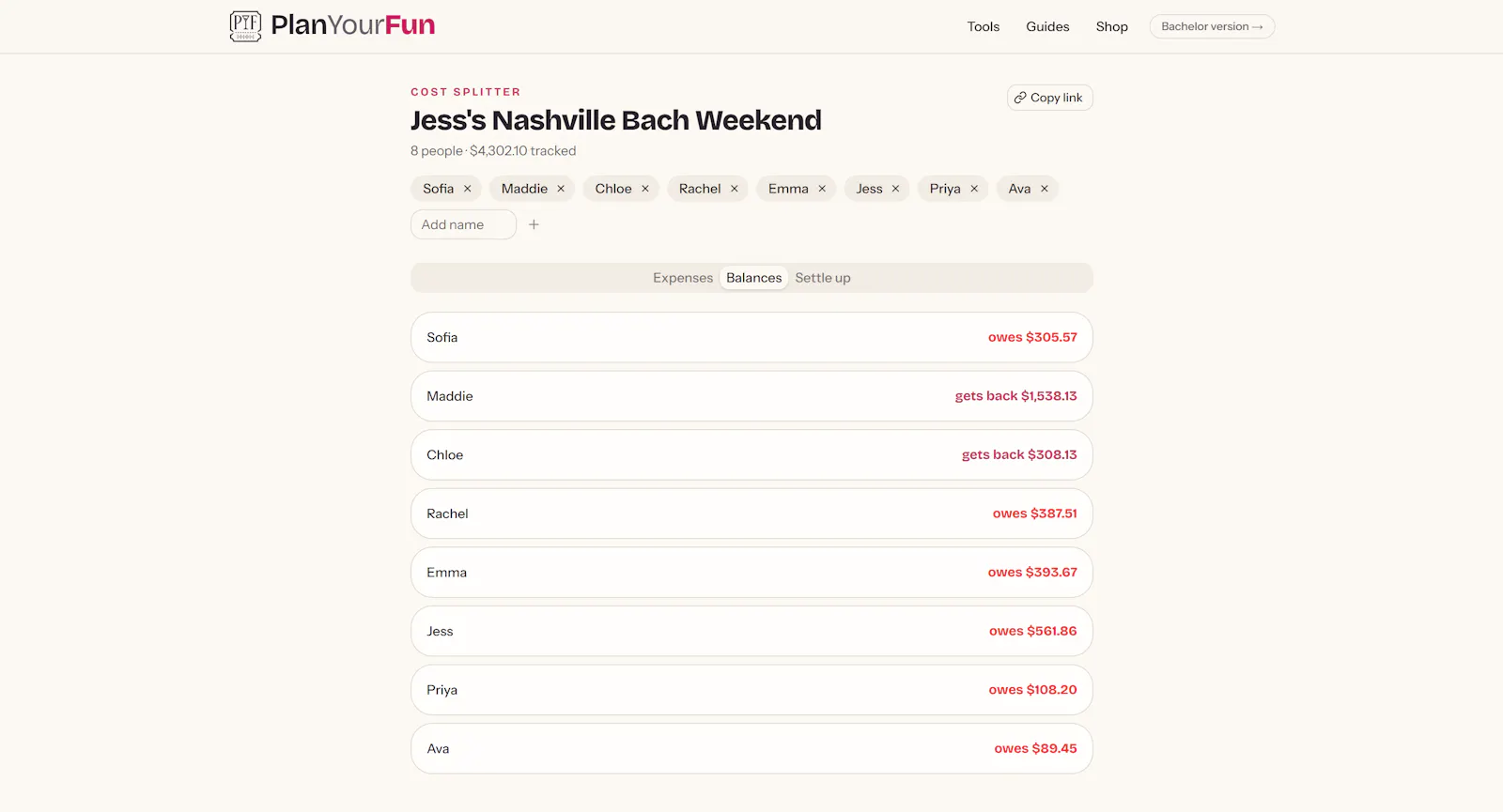 PlanYourFun screenshot 7