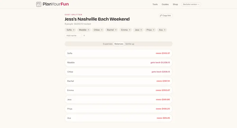 PlanYourFun screenshot 7