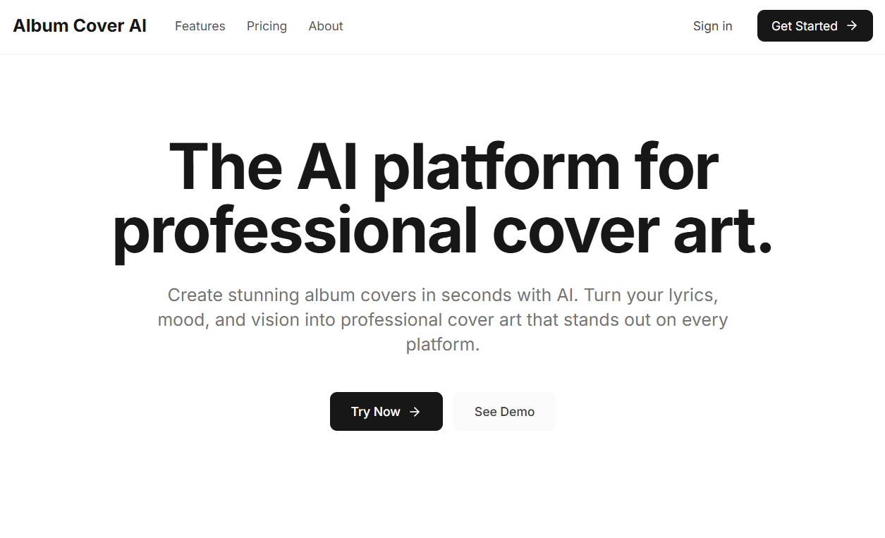 Album Cover AI gallery image