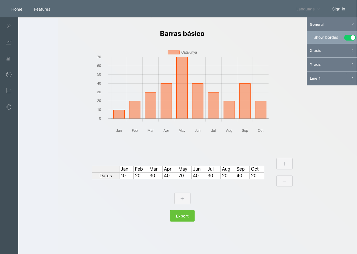 Create a chart gallery image