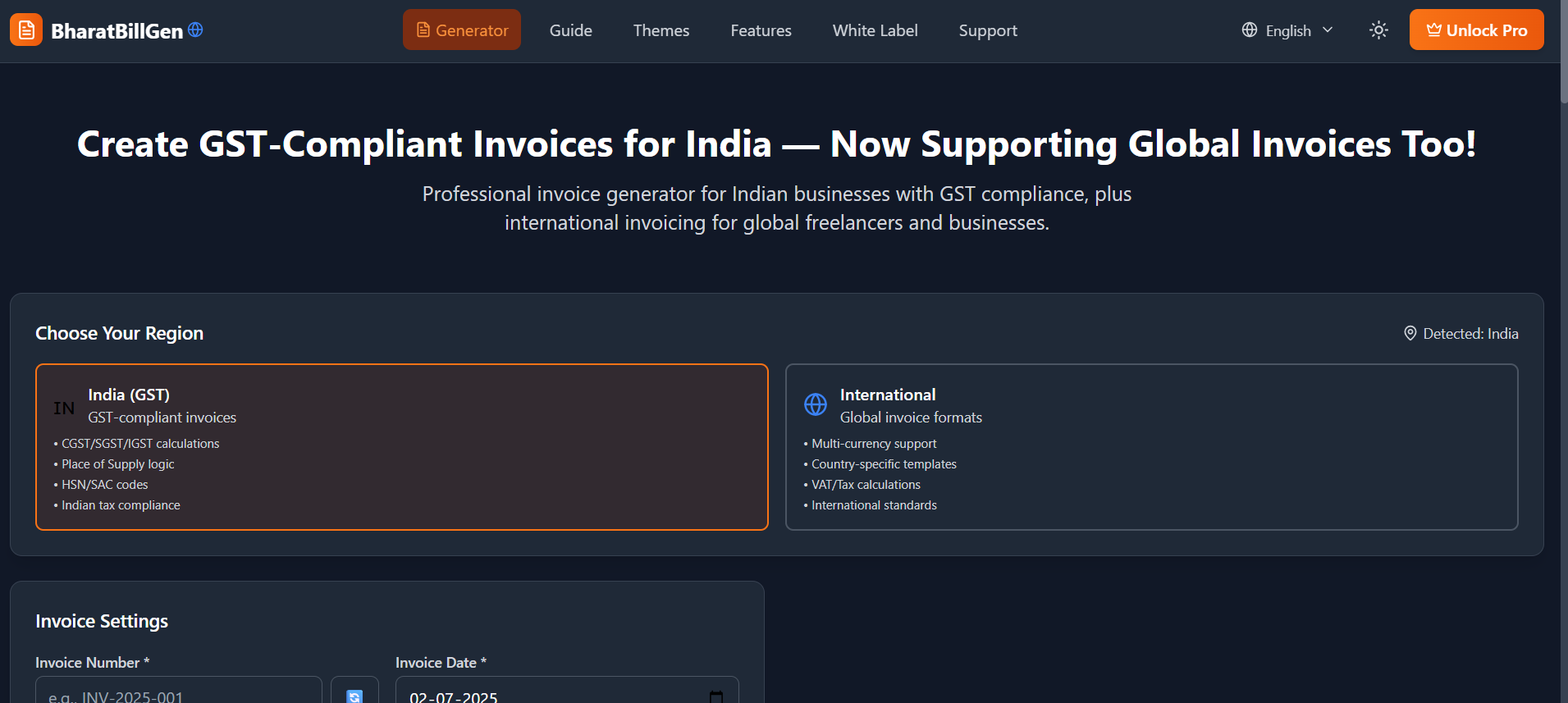 Media Bharatbilgan - Buat invois yang sesuai dengan GST untuk India dan Globe 1