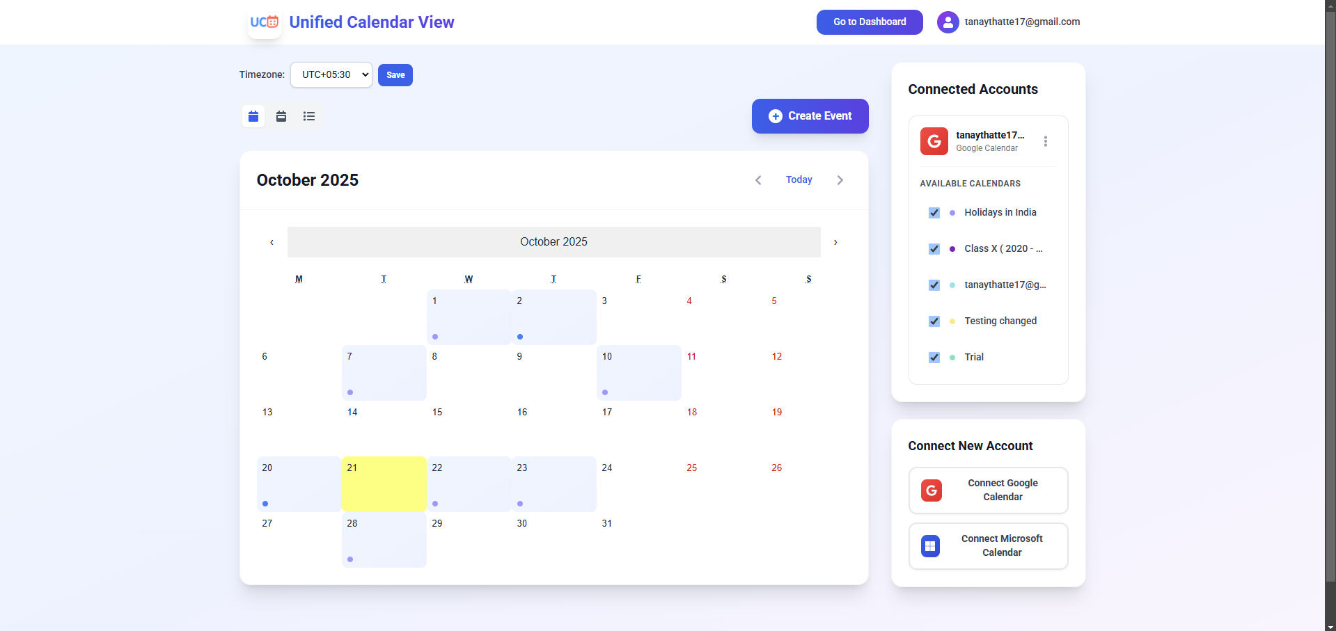 Unified Calendar View gallery image