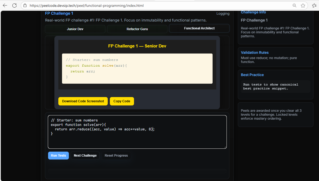 Peelcode gallery image