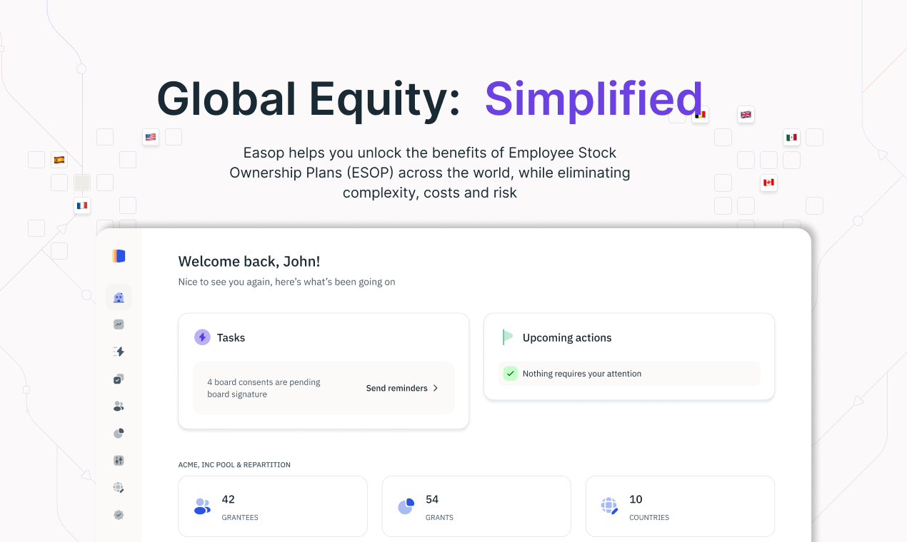 Easop 2.0 - 発行ストックオプションは数秒で国際的に付与されますメディア2