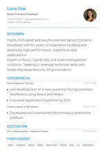 Professional PDF CV gallery image