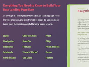 The Landing Page Cookbook gallery image