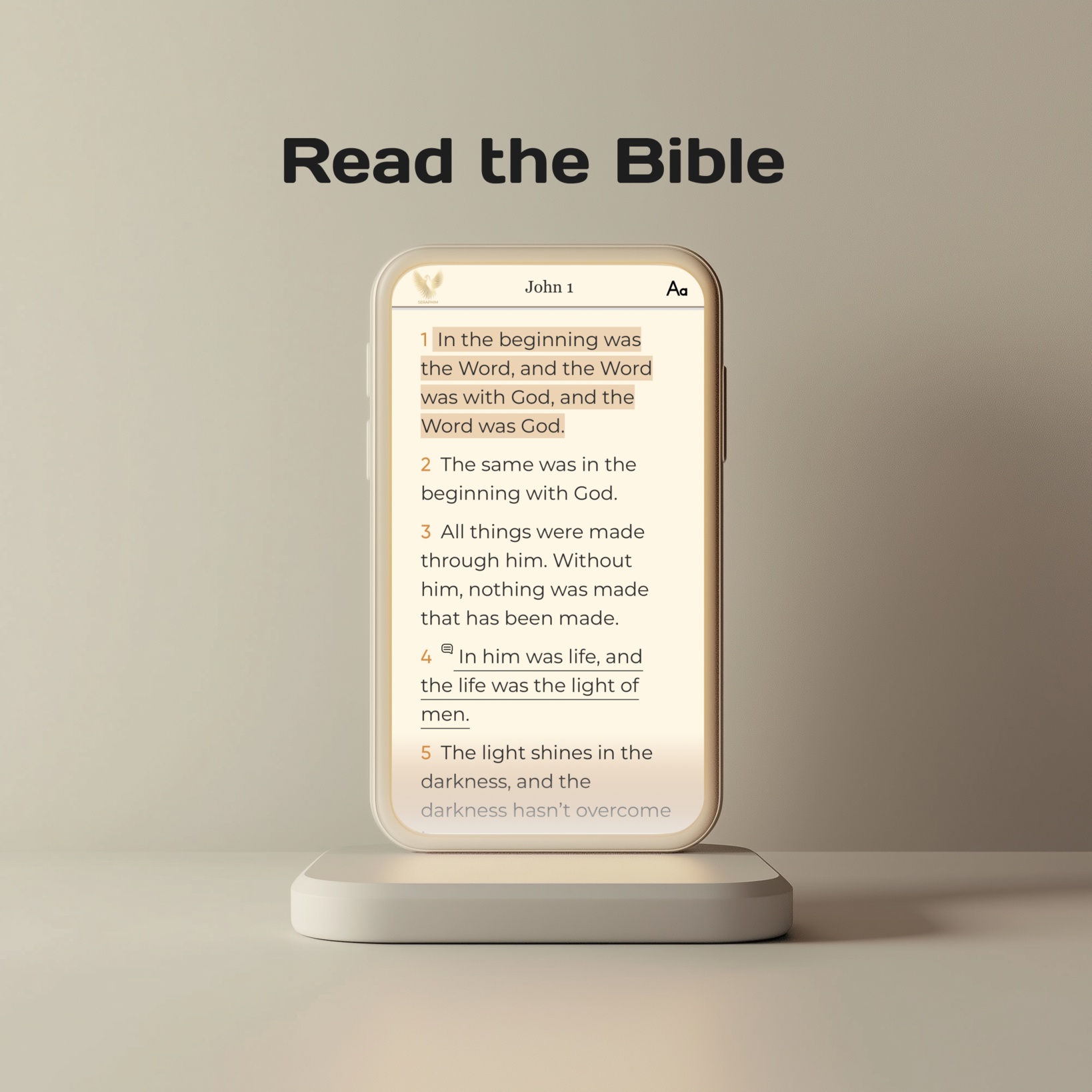 Bibbia Seraphim - Versi della Bibbia quotidiana, compiti coinvolgenti, devozionali, guadagnare token media 2