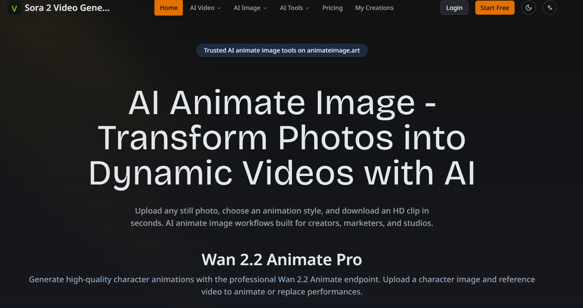 Animate Image - AI Video Tool gallery image