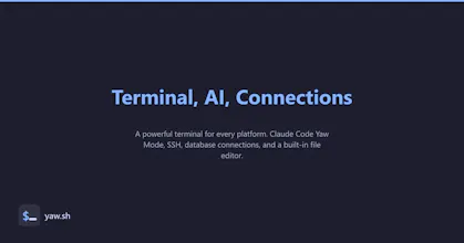 Yaw Terminal gallery image