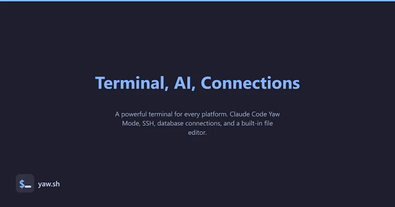 Yaw Terminal screenshot 2