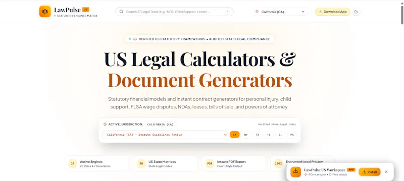 LawPulseUS screenshot 1