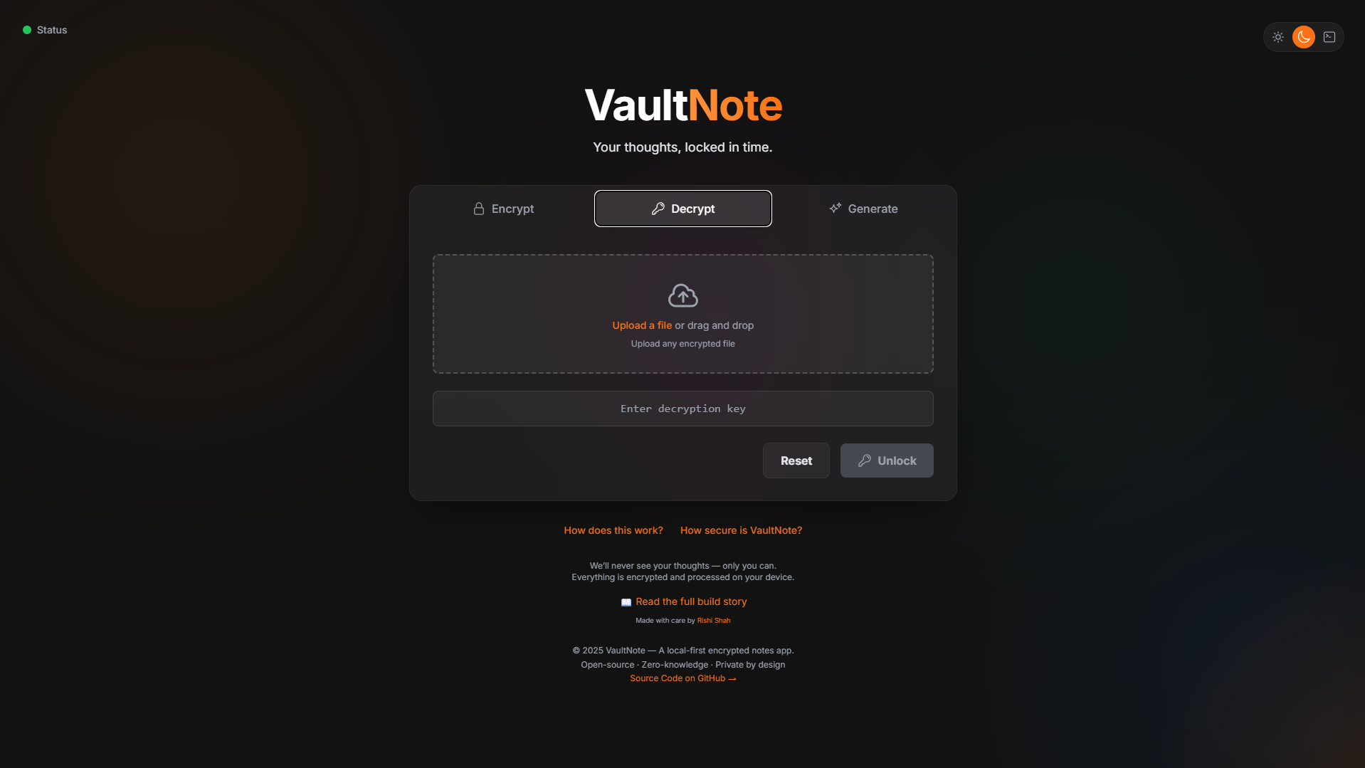 VaultNote - Screenshot 2 preview