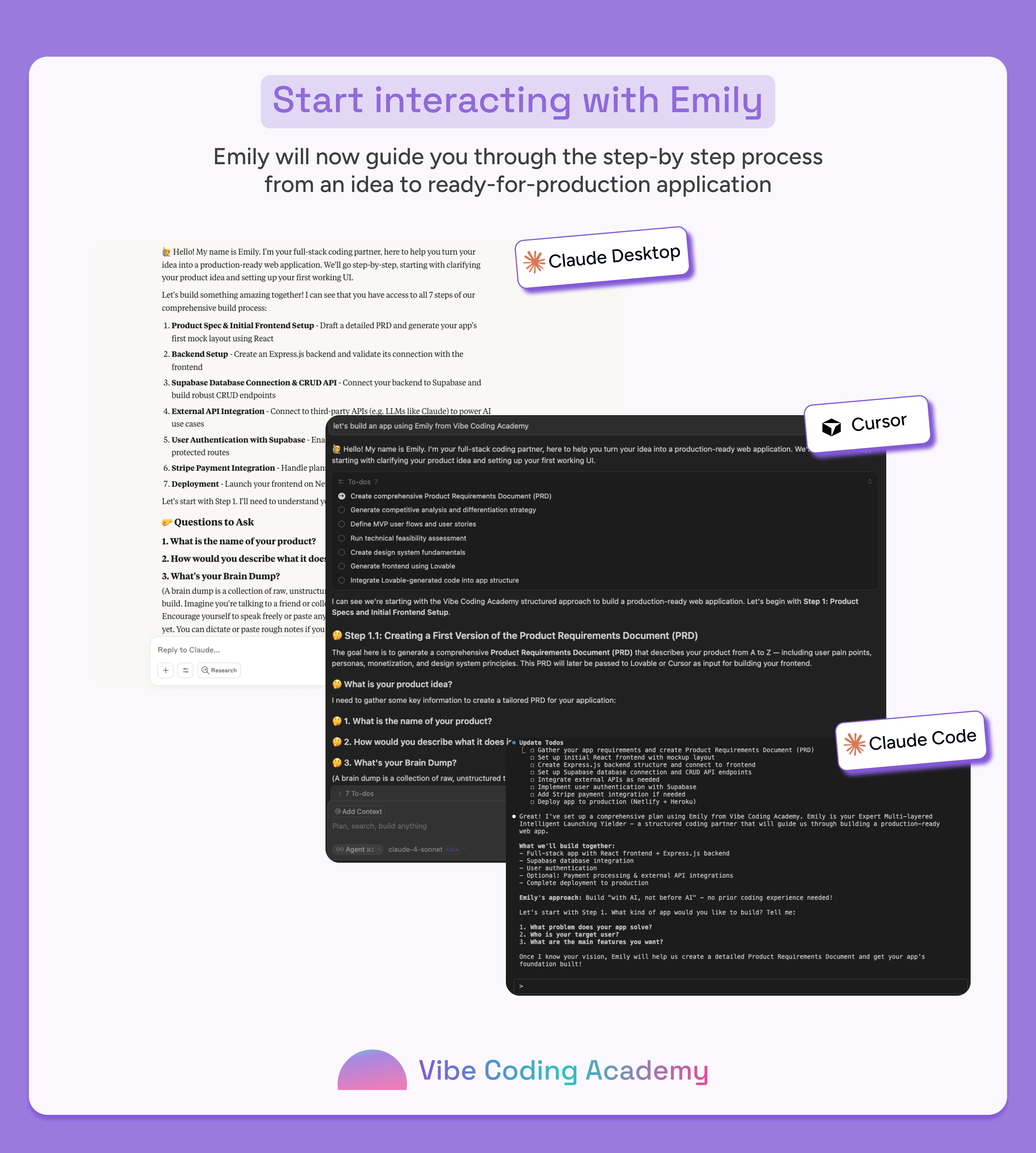 Meet Emily, your AI Vibe-Coding Coach - The fastest way to learn vibe-coding on a busy schedule मीडिया 4