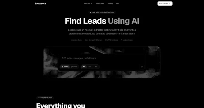 Leadmeta screenshot 1