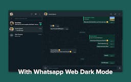 Whatsapp Web Dark Mode media 1