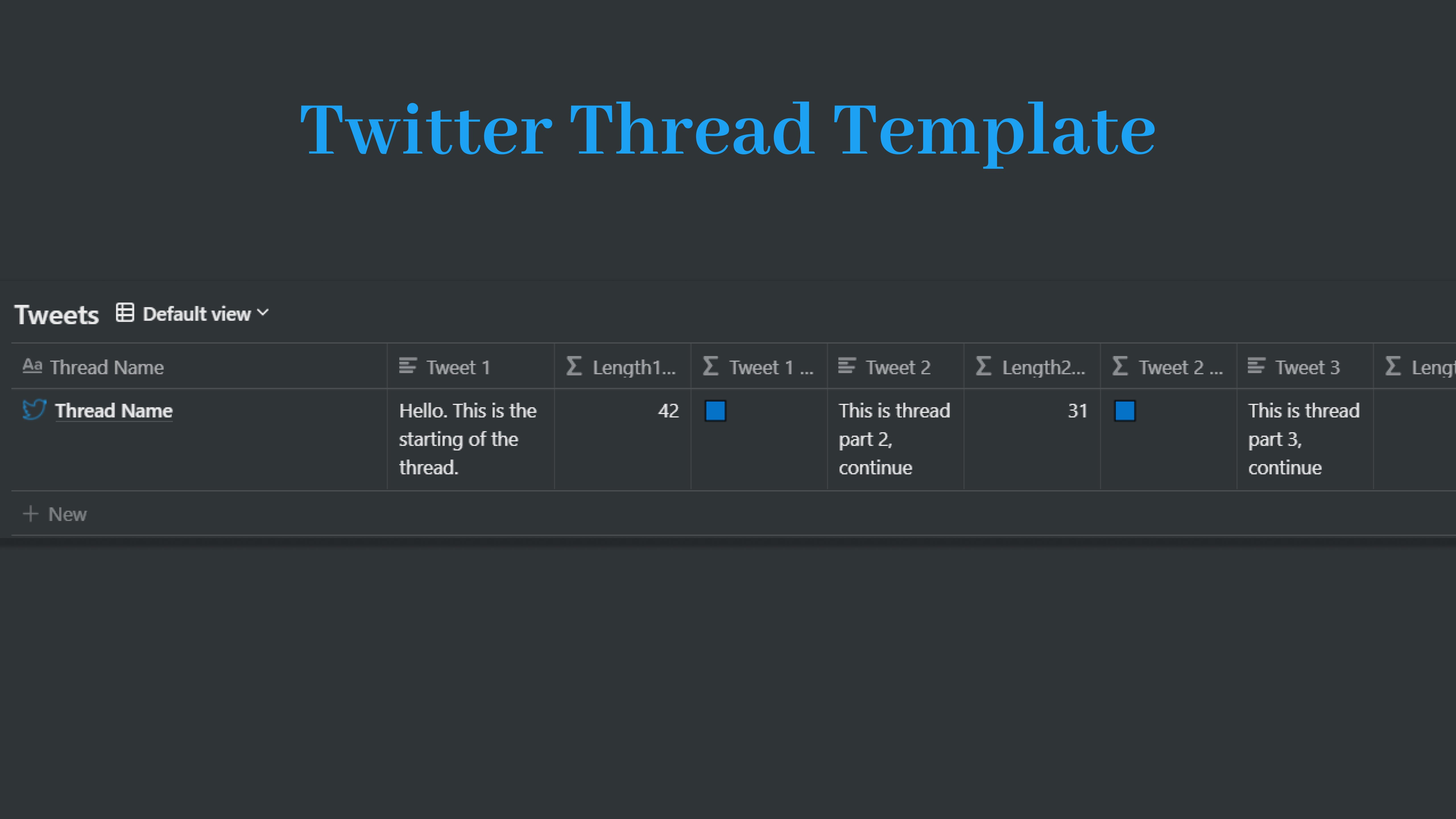 Twitter Thread Template gallery image