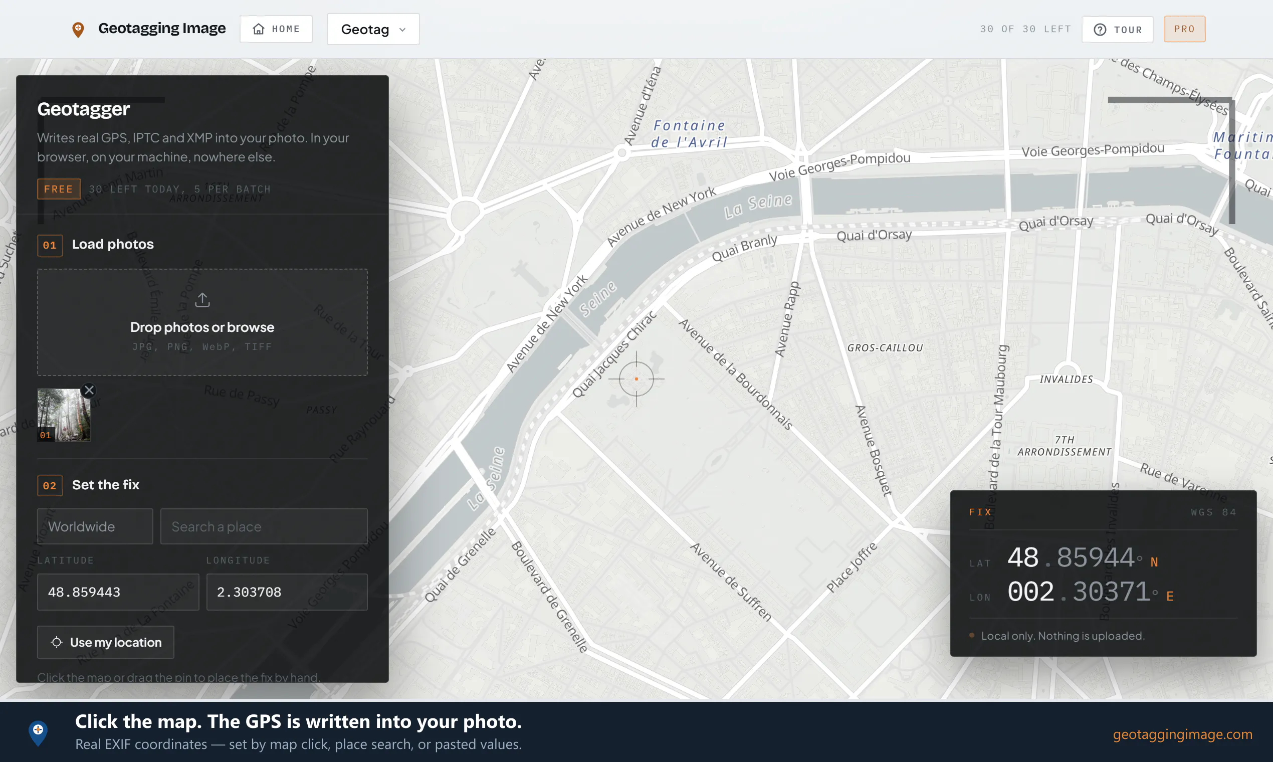Geotagging Image gallery image