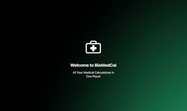 BioMedcal: Medical Calculator/Converter gallery image