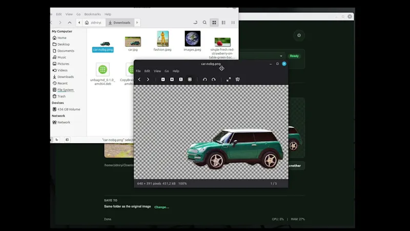 Unbagrnd screenshot 1 (video preview)