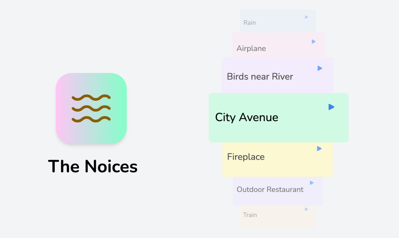 startuptile The Noices.-Your ultimate white noise companion