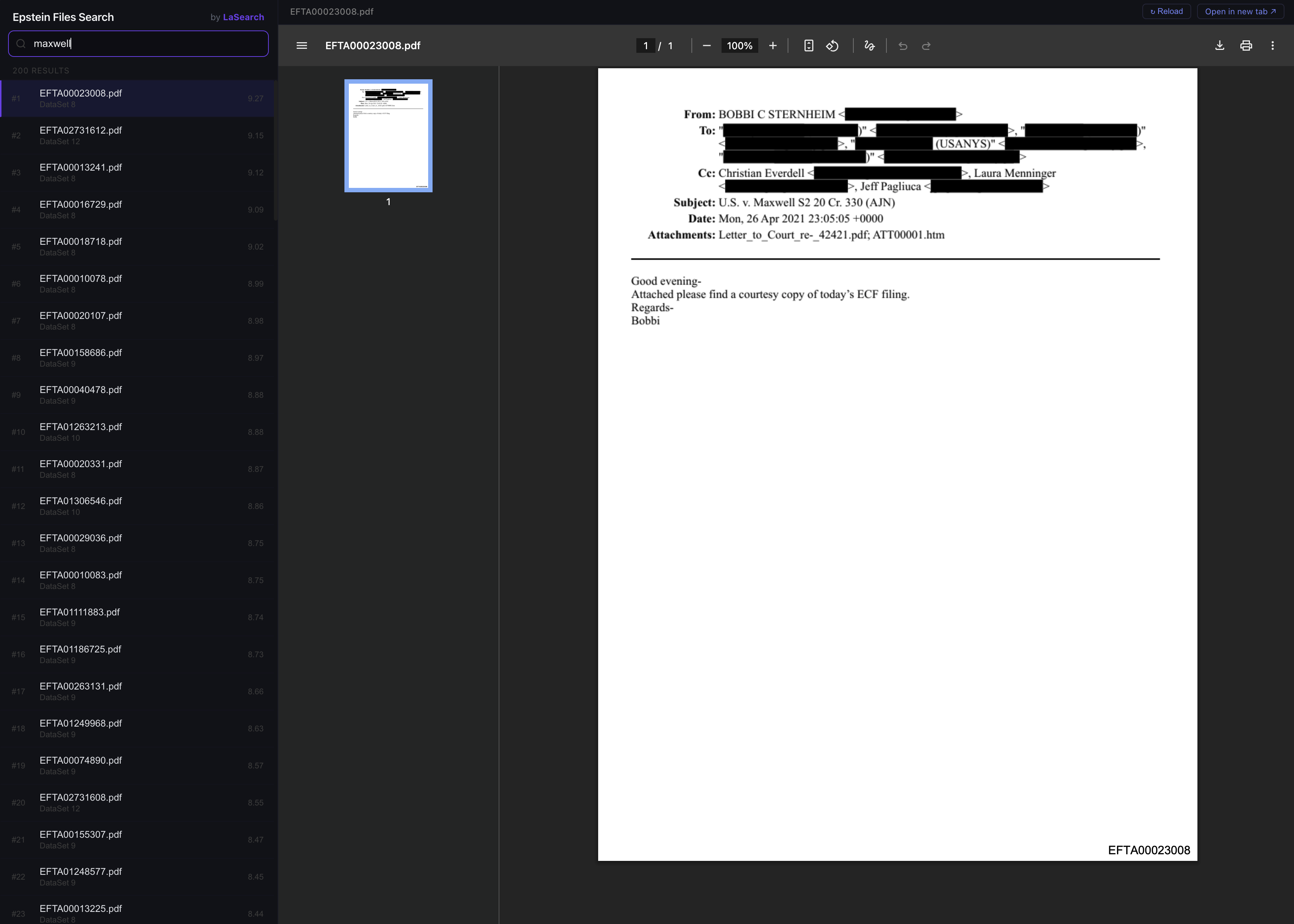 Epstein Files Search gallery image